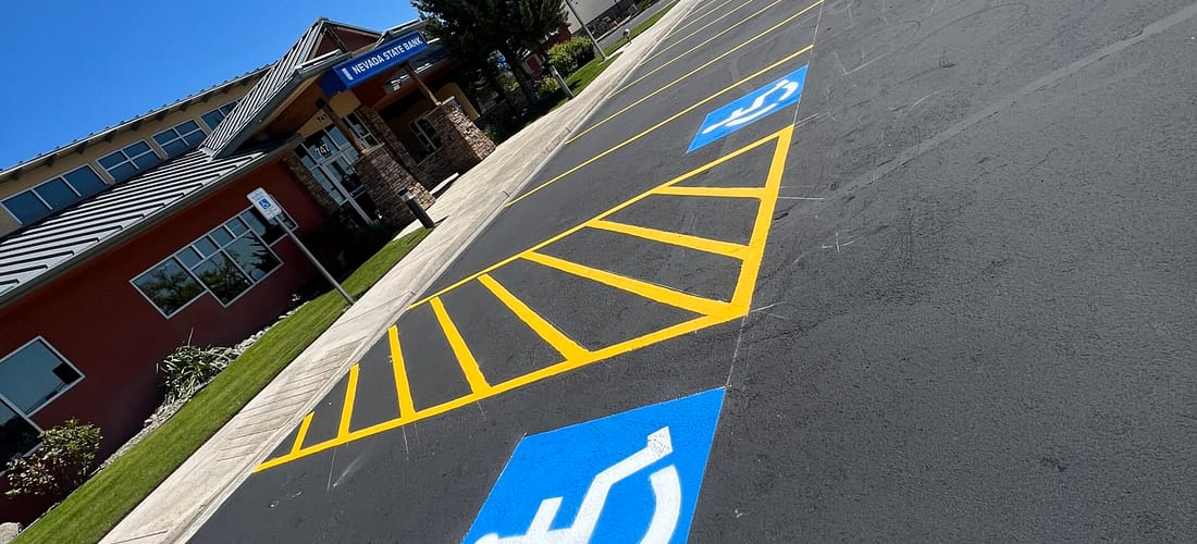 What Is The Process For Parking Lot Striping in Washoe County?